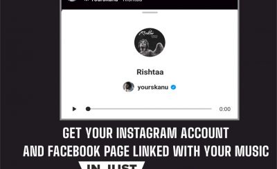 Link your music with your Instagram Account